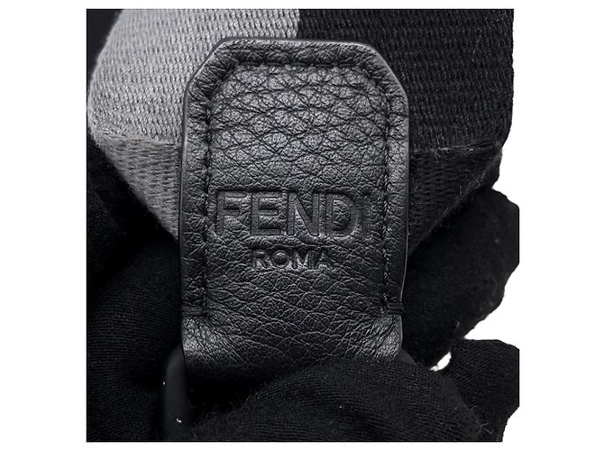 Borsa Fendi con tracolla Marrone Nero Giallo - vista 10