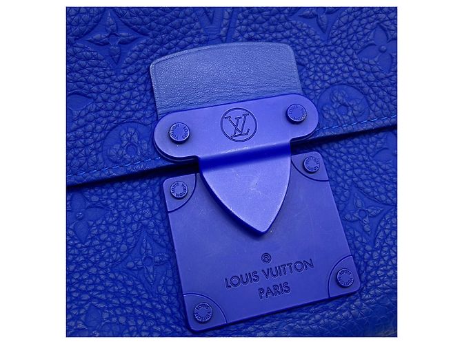 Borsa a Spalla Louis Vuitton Monogram Blu Monogramma - vista 10