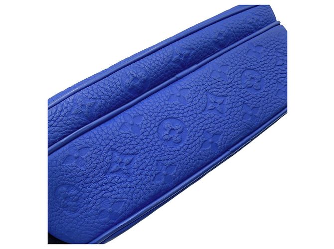 Borsa a Spalla Louis Vuitton Monogram Blu Monogramma - vista 13