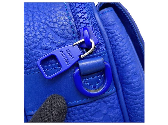 Borsa a Spalla Louis Vuitton Monogram Blu Monogramma - vista 9