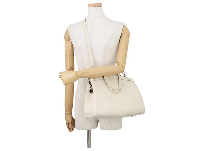 Bolso Louis Vuitton Epi Leather MM Blanco roto Monograma - vista 5