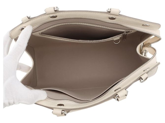 Bolso Louis Vuitton Epi Leather MM Blanco roto Monograma - vista 6