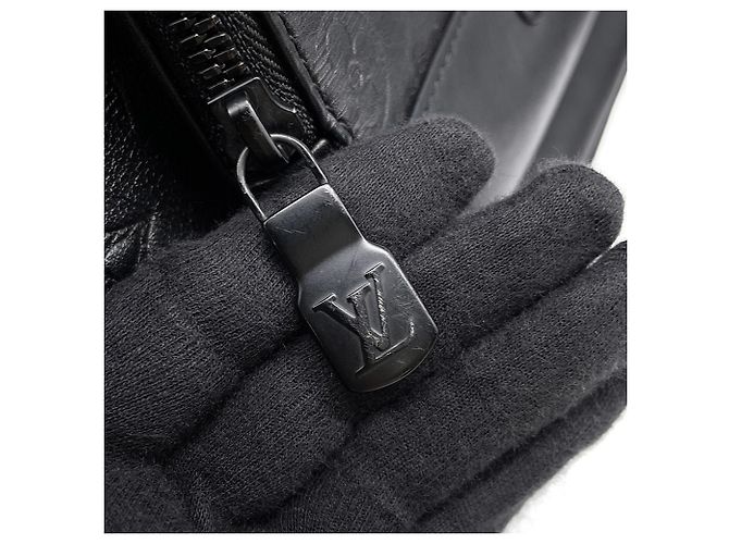 Borsa a tracolla Louis Vuitton Monogram Shadow Racer Nero Monogramma - vista 10