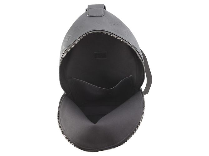 Borsa a tracolla Louis Vuitton Monogram Shadow Racer Nero Monogramma - vista 5