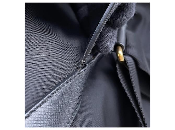 Double Prada Nylon Flower Triangle Rucksack Schwarz Mehrfarben - Ansicht 13