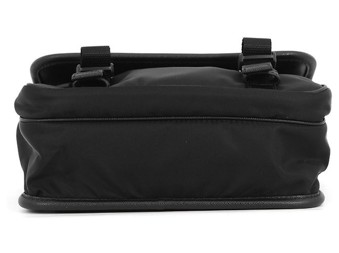 Borsa a tracolla in Re-Nylon nero Prada - vista 3