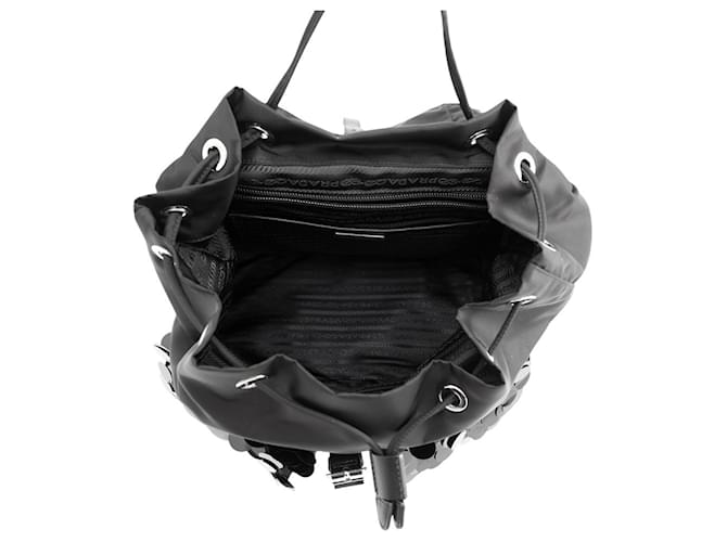 Zaino Prada Nylon con paillettes Nero - vista 5