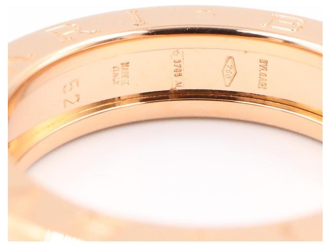 Bulgari Anello Bvlgari B-zero1 in oro rosa 18K D'oro - vista 4
