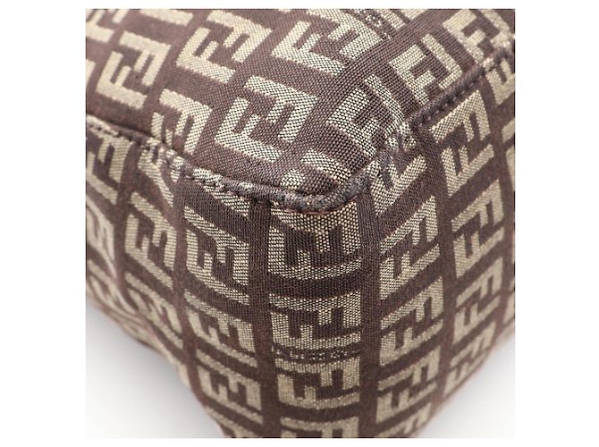 Fendi Zucchino Tote Bag Braun Beige - Ansicht 5
