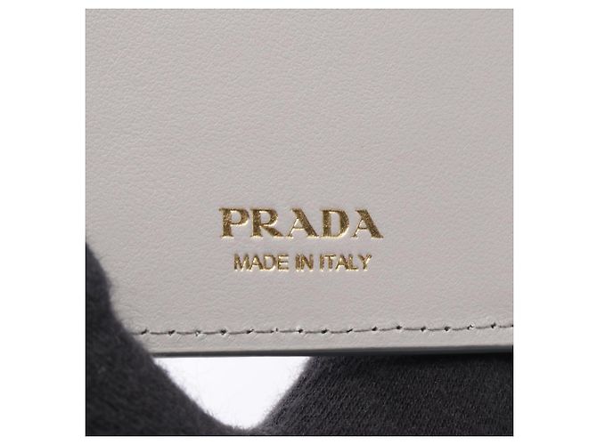 Portafoglio lungo bi-fold Prada Marrone - vista 5