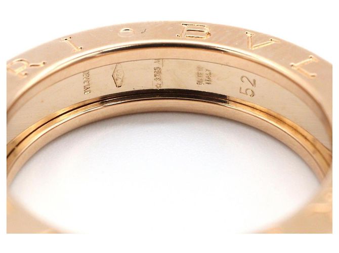 Bulgari Anello Bvlgari B-zero1 in oro rosa 18K D'oro - vista 4