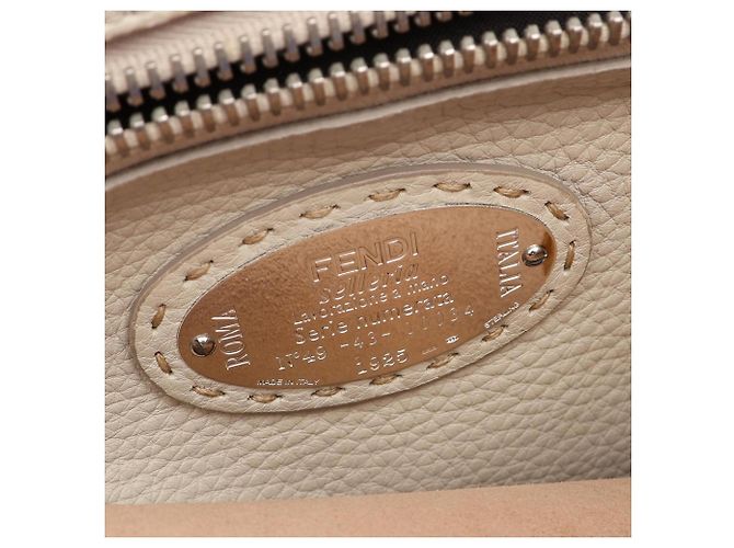 Borsa 2-Way Fendi Selleria Peekaboo Regular Blu - vista 4