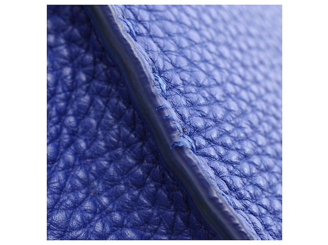 Borsa 2-Way Fendi Selleria Peekaboo Regular Blu - vista 8