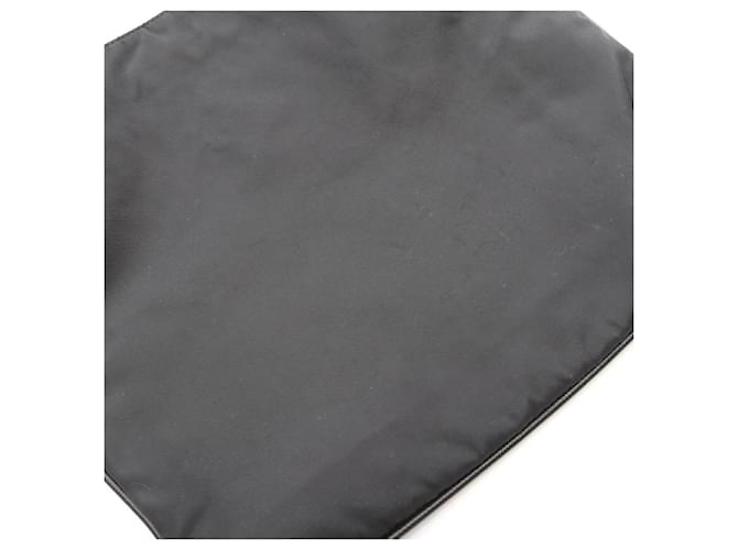 Borsa a tracolla con logo Triangle Prada Nero - vista 5