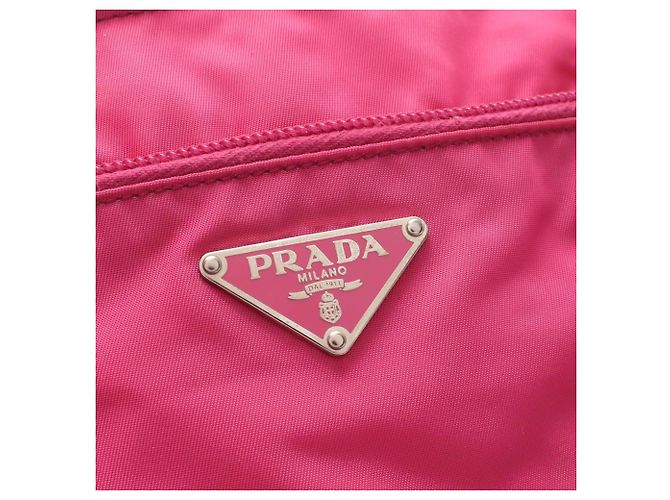 Borsa Prada VELA SPORT in rosa - vista 5