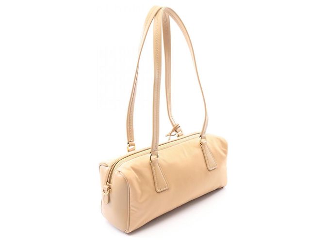 Borsa a mano con manico superiore Prada Re-Nylon media Beige - vista 2