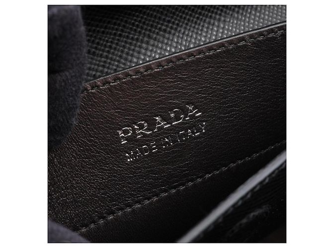 Prada Saffiano Leder 2-Way Tote Bag Schwarz - Ansicht 4
