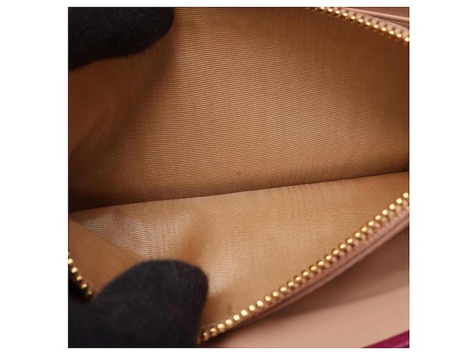 Cartera larga bi-fold Prada Saffiano TUC Púrpura - vista 6
