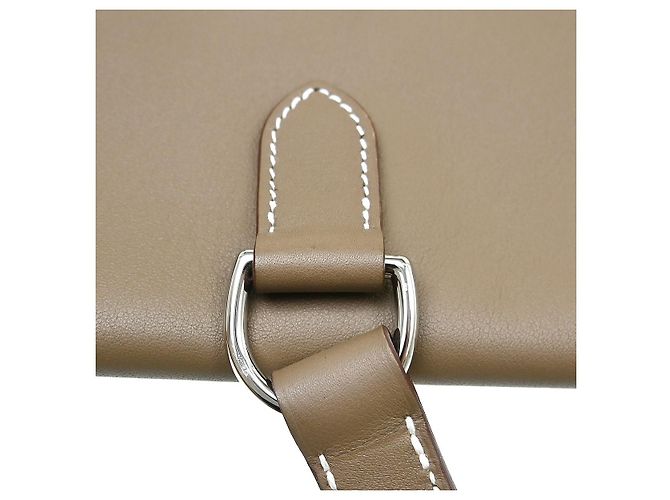 Hermès Hermes Pochenplus Sling in Pelle Marrone - vista 6