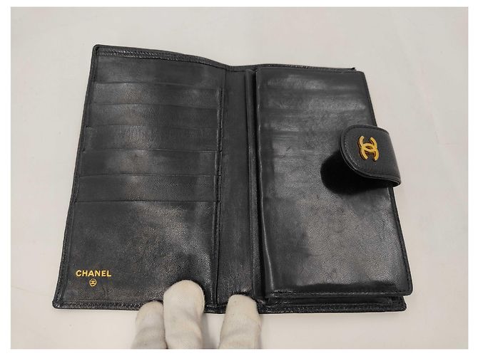 Chanel Timeless CC French Caviar Long Negro - vista 7