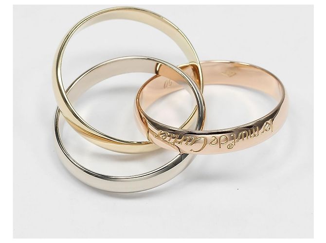 Cartier Trinity Oro Tricolore 18K Medium D'oro - vista 3