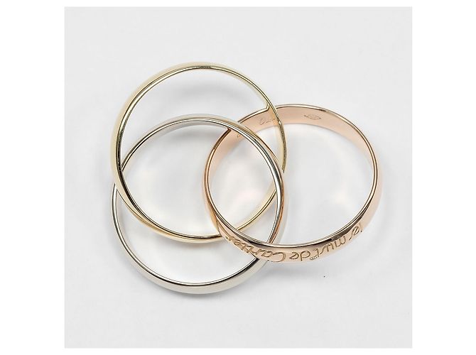 Cartier Trinity Oro Tricolore 18K Medium D'oro - vista 4