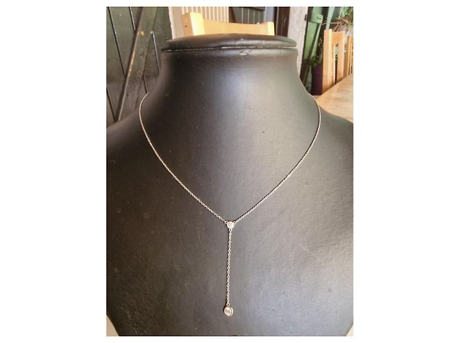 Collana Tiffany & Co. Diamonds by the Yard in platino Argento - vista 2