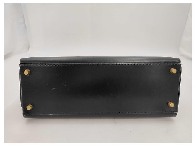 Hermès Hermes Kelly Black Box Calf con Gold Hardware 32 Nero - vista 4
