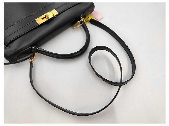 Hermès Hermes Kelly Black Box Calf con Gold Hardware 32 Nero - vista 5