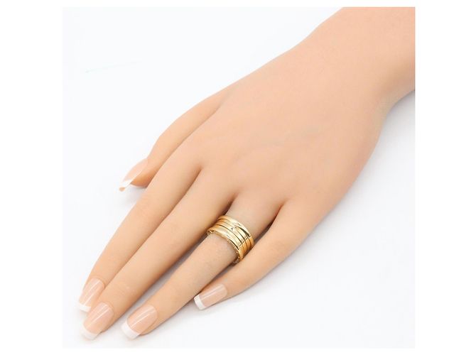 Bulgari Anello Bvlgari B-zero1 in oro giallo 18K D'oro - vista 7