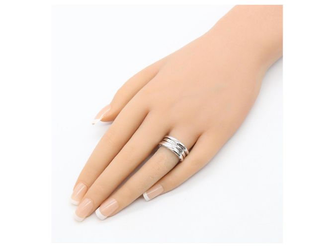 Bulgari Bvlgari B-zero1 3-Band Ring aus 18K Weißgold Silber - Ansicht 8