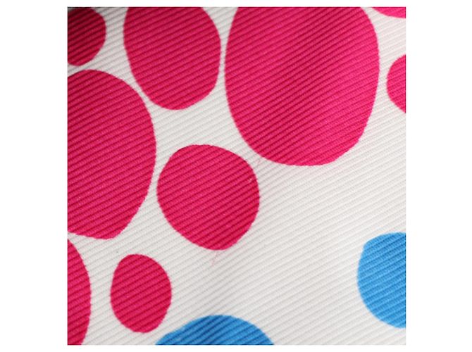Sciarpa Louis Vuitton LV x YK Carre 45 Infinity Dot Blu Multicolore - vista 4