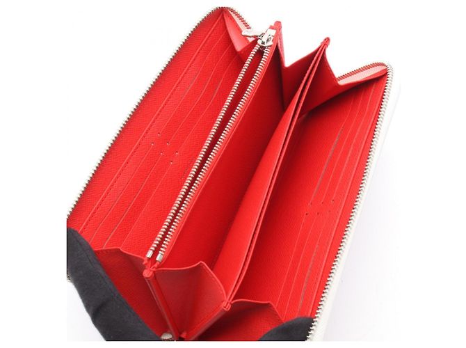 Louis Vuitton LV x YK Zippy Wallet Weiß Rot - Ansicht 3