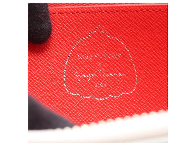Louis Vuitton LV x YK Zippy Wallet Weiß Rot - Ansicht 4