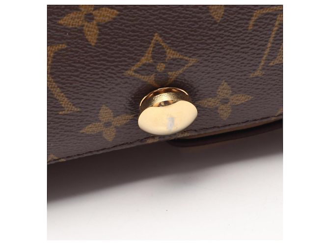 Borsa a Spalla Louis Vuitton Abbesses Monogram Marrone - vista 16