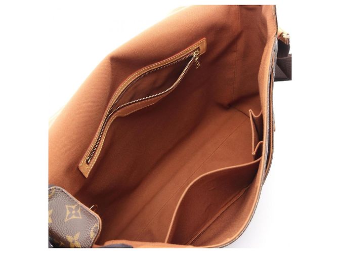 Borsa a Spalla Louis Vuitton Abbesses Monogram Marrone - vista 3