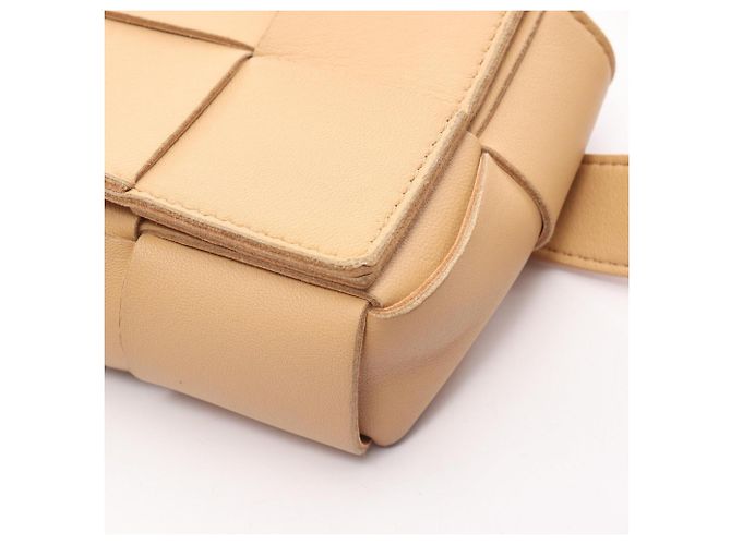 Borsa a tracolla Cassette Bottega Veneta Beige - vista 5