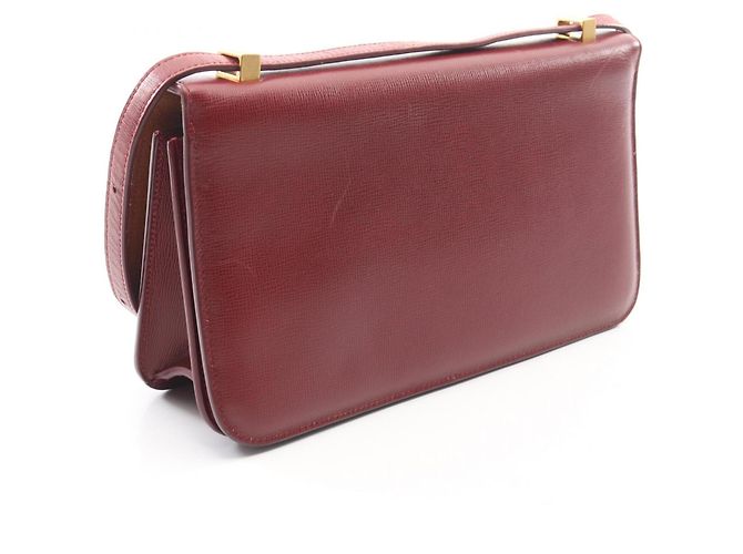 Borsa a mano in pelle Bordeaux Classico Bottega Veneta Bordò - vista 2