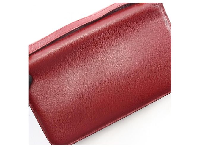 Borsa a mano in pelle Bordeaux Classico Bottega Veneta Bordò - vista 7