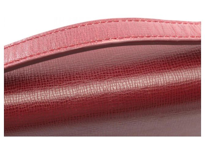 Borsa a mano in pelle Bordeaux Classico Bottega Veneta Bordò - vista 8