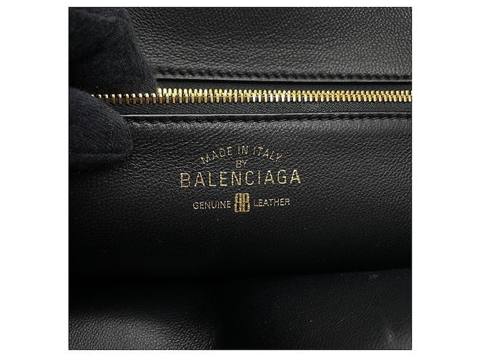 Everyday Borsa a tracolla in pelle nera Balenciaga Nero - vista 16