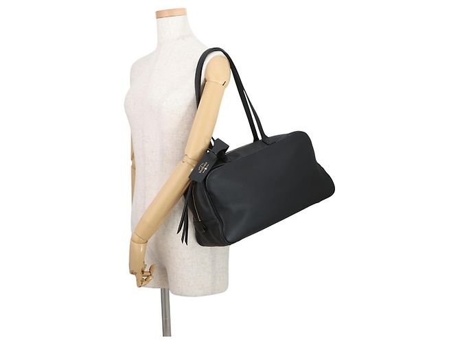 Everyday Borsa a tracolla in pelle nera Balenciaga Nero - vista 4