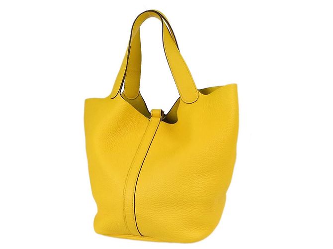 Hermès Hermes Picotin Lock Clemence GM Yellow - view 2