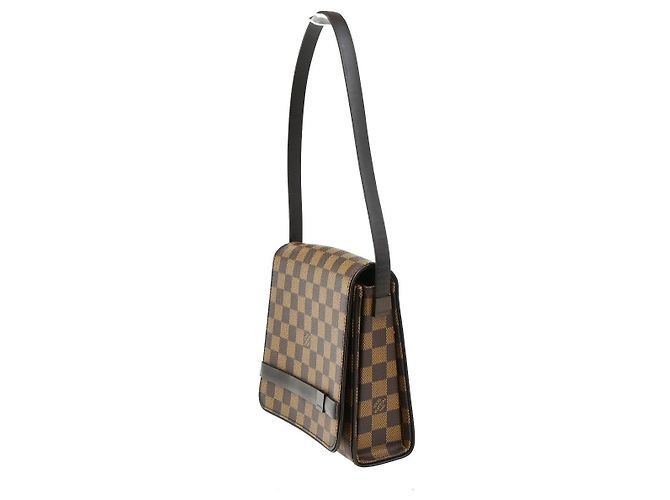 Louis Vuitton Tribeca Carre Damier Marrone - vista 3
