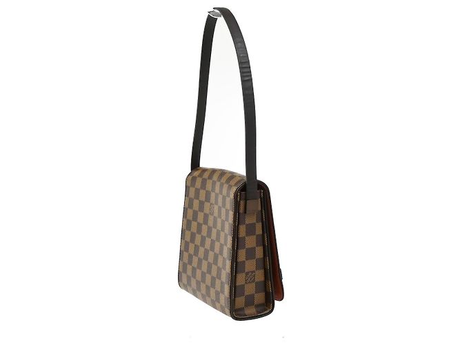 Louis Vuitton Tribeca Carre Damier Marrone - vista 4