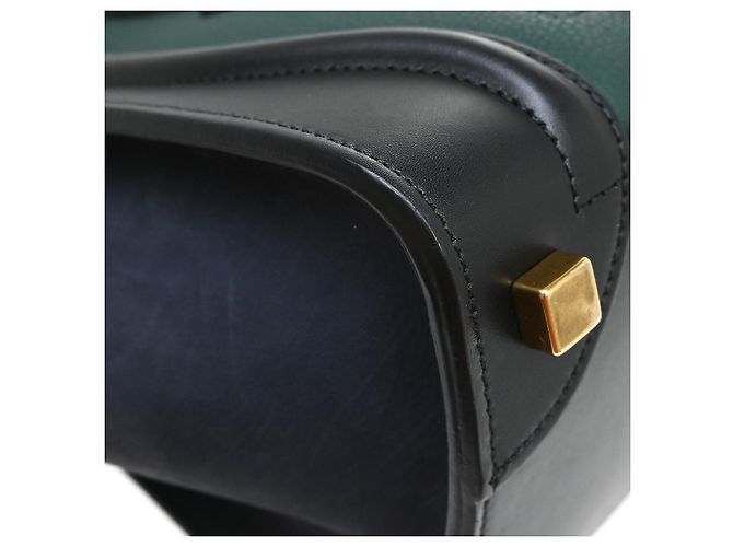 Céline Celine Tricolor Shoulder Luggage Leder Umhängetasche Mehrfarben - Ansicht 6