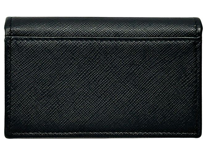 Tarjetero Saffiano Prada Negro - vista 2