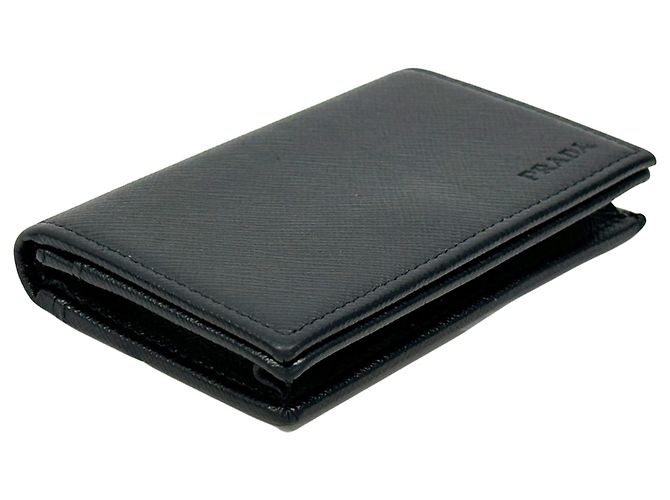 Tarjetero Saffiano Prada Negro - vista 3