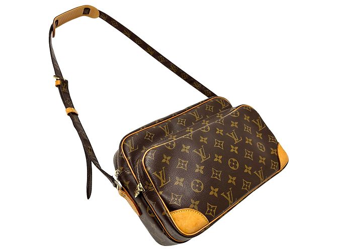 Borsa a Spalla Louis Vuitton Monogram Marrone Monogramma - vista 4