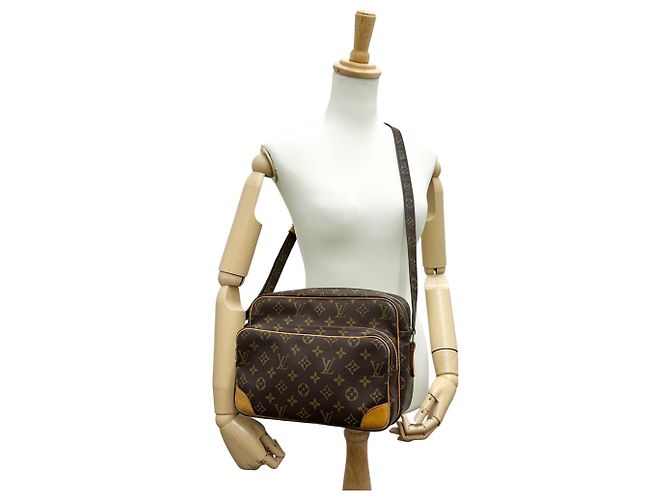 Borsa a Spalla Louis Vuitton Monogram Marrone Monogramma - vista 8